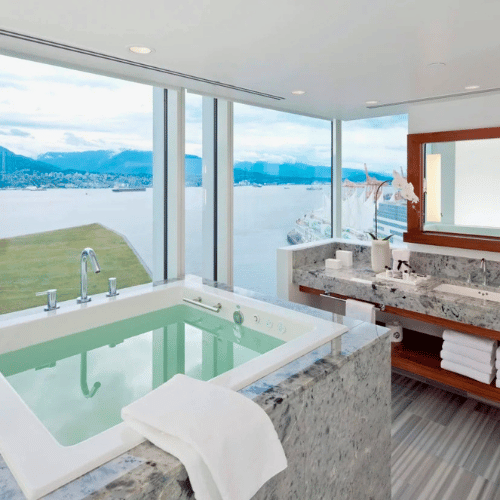 Stay at the Fairmont Pacific Rim Hotel, Vancouver